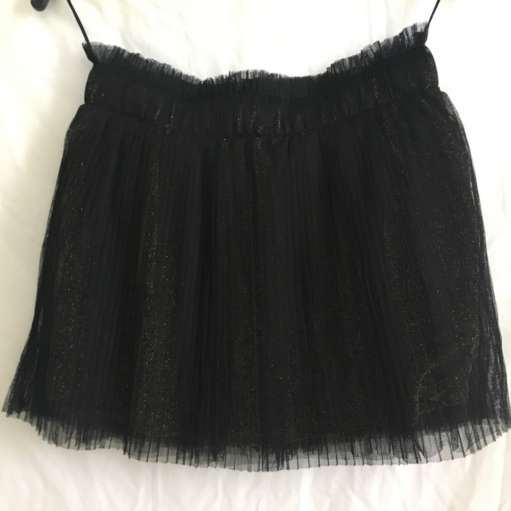 **SOLD**Black and gold tulle tutu skirt